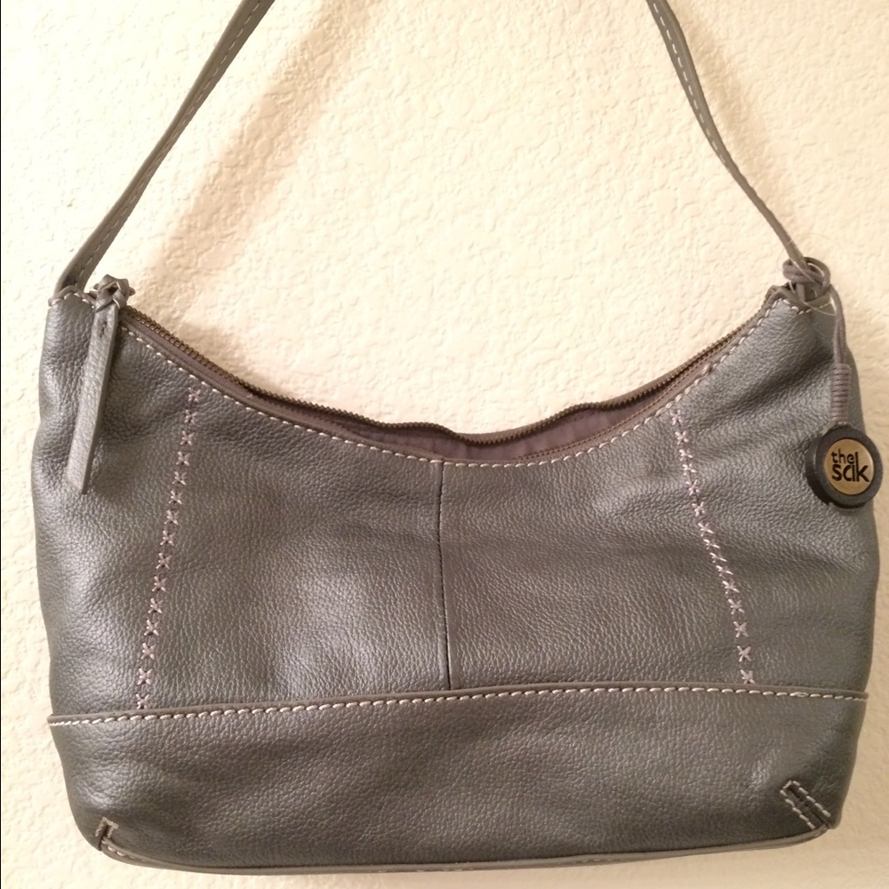 NEW Sak purse!  Grey leather purse.